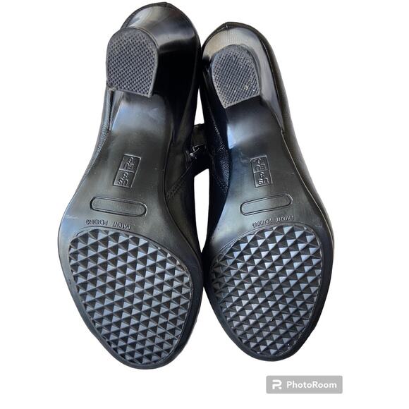 Aerosoles Leather‎ Booties Open Toe Heels Boots Women's 8M - Picture 9 of 11